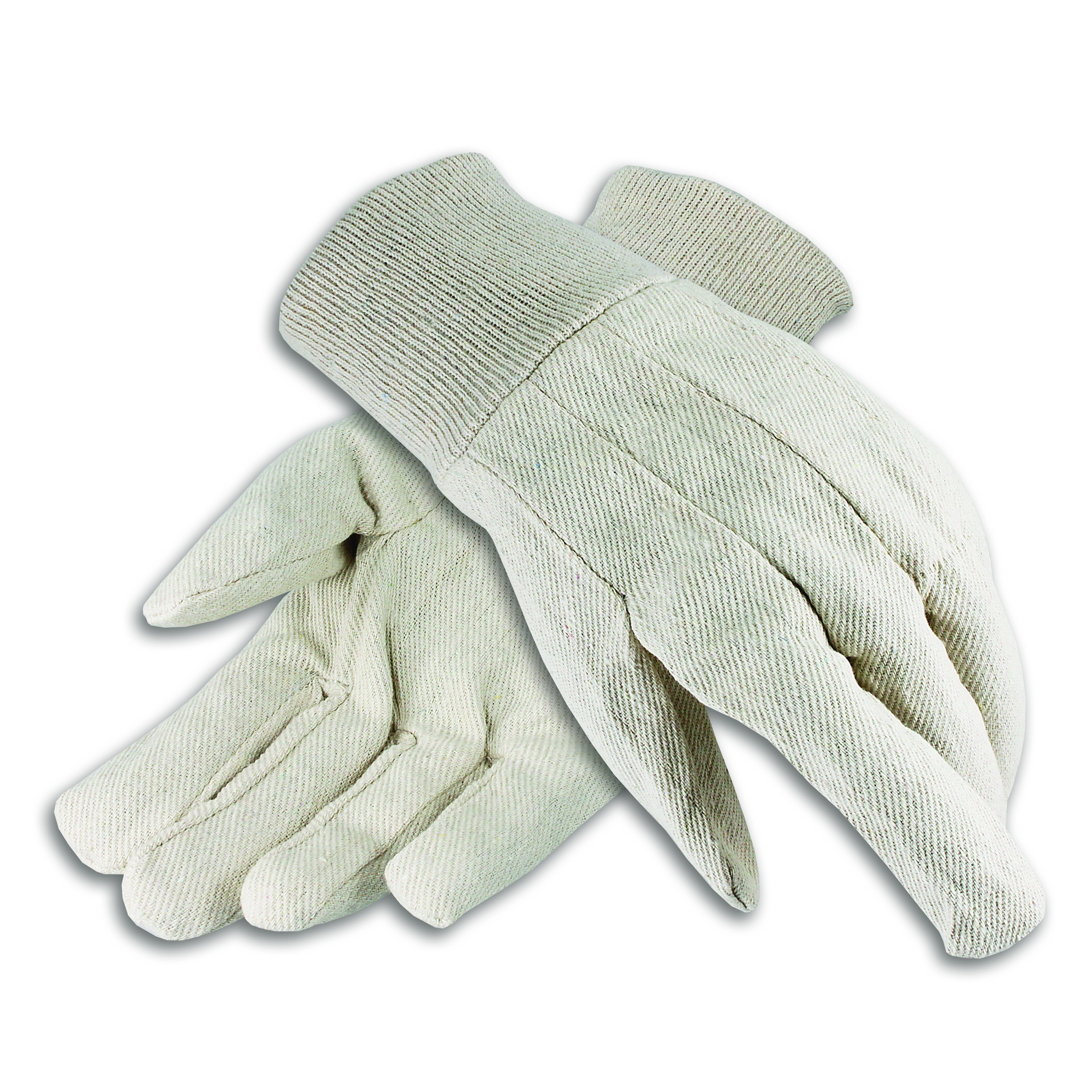 Cotton Canvas Gloves, Men's 7 oz. Knit Wrist