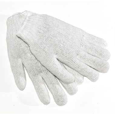 String Knit Gloves, Men's Lightweight Cotton Blend