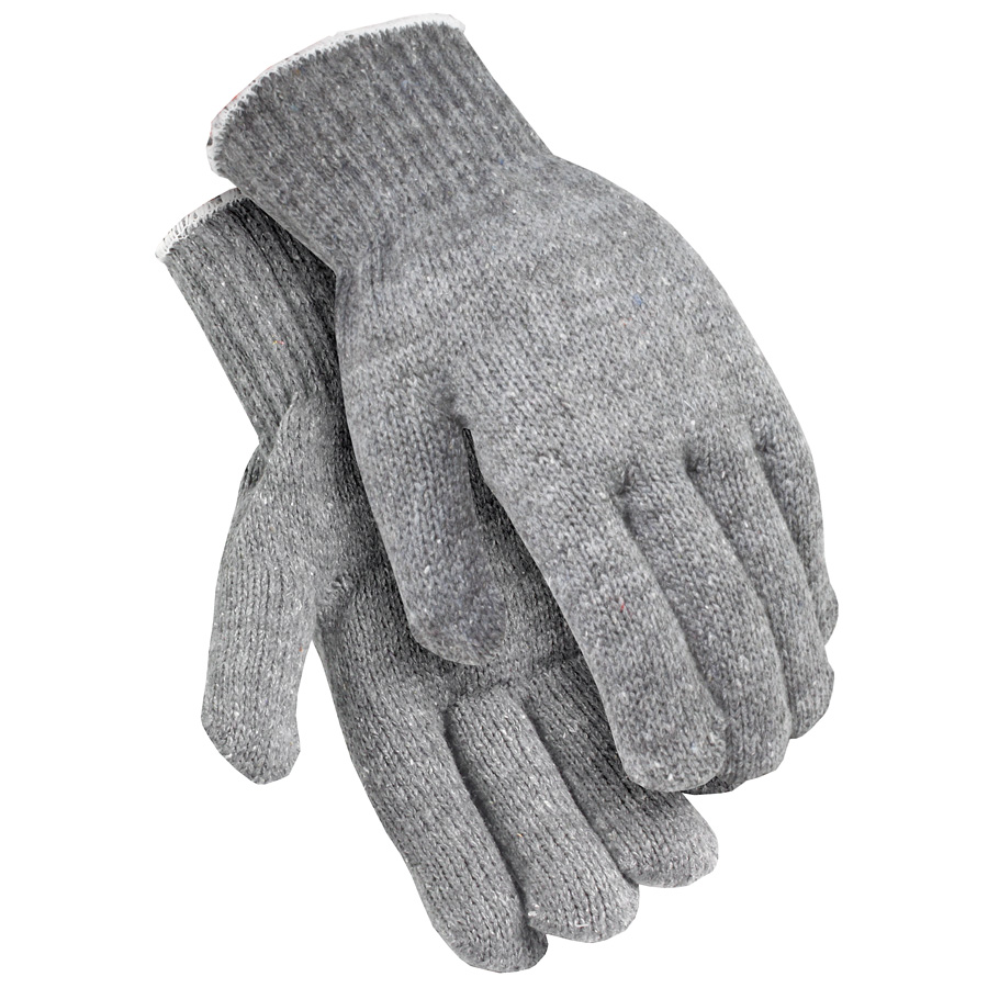 9 - Gray West Chester 712Sg Heavy Weight String Knit Gloves Pack Of 12 Pairs 