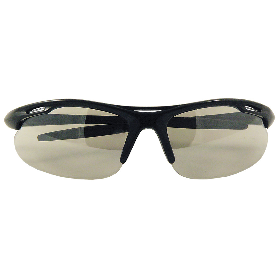 Slot Safety Glasses, Black Frame, Indoor-Outdoor Lens