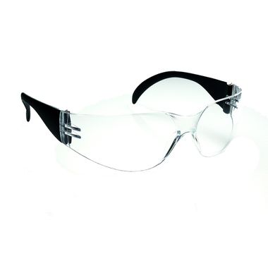 Outlaw Safety Glasses, Black Frame, Fog Free Clear Lens