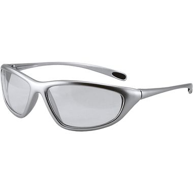 Spyder Safety Glasses, Silver Frame, Fog Free Clear Lens