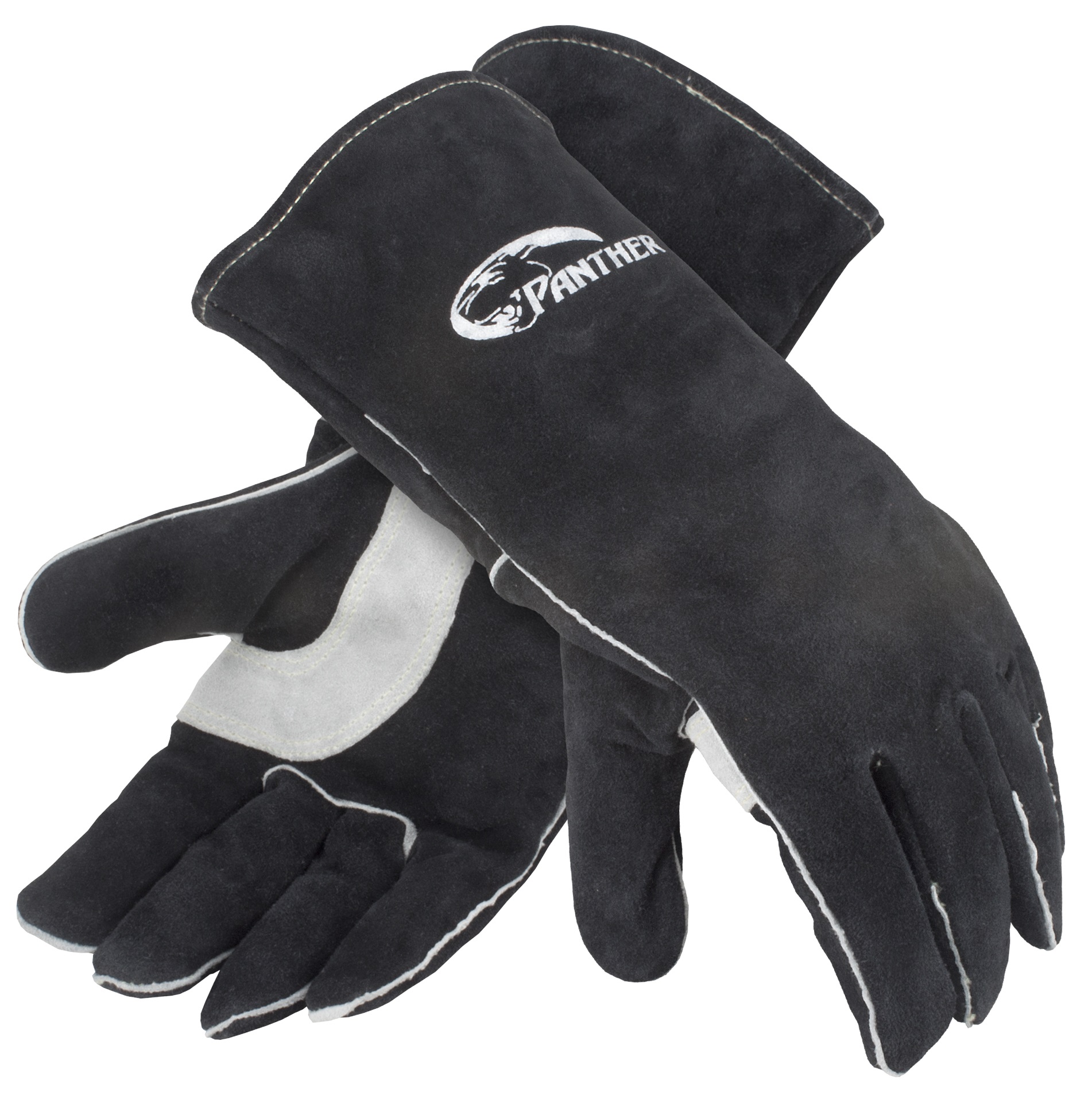 Panther&trade; Premium Leather Welders Gloves, 3 Pair/Pkg