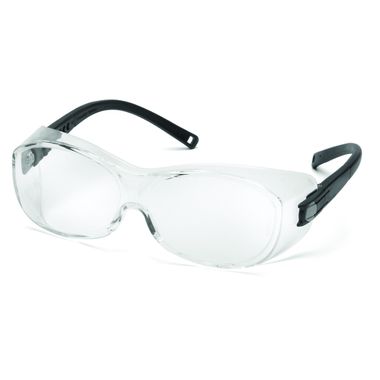 Pyramex OTS Over Rx Safety Glasses with Anti-Fog Clear Lens