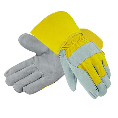 Premium Leather Palm Gloves, Gauntlet Cuff,