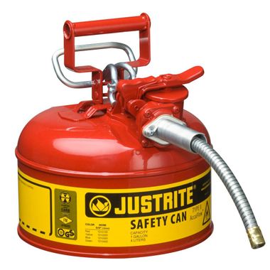 Justrite Type II AccuFlow™ Safety Can