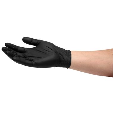 Black Powder-Free Latex Gloves