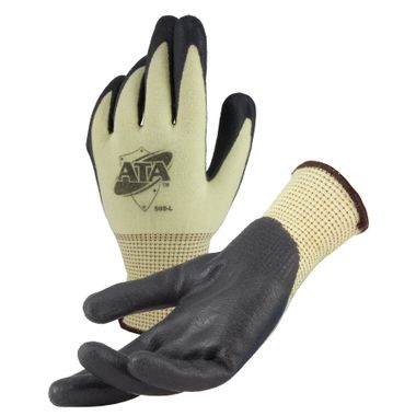 ATA® 505 Cut Resistant Gloves with Foam Nitrile Palm Coating, ANSI A4 Cut Level