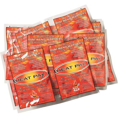 HeatPax™ Air Activated Mini/Hand Warmers, 10 Pairs/Pack