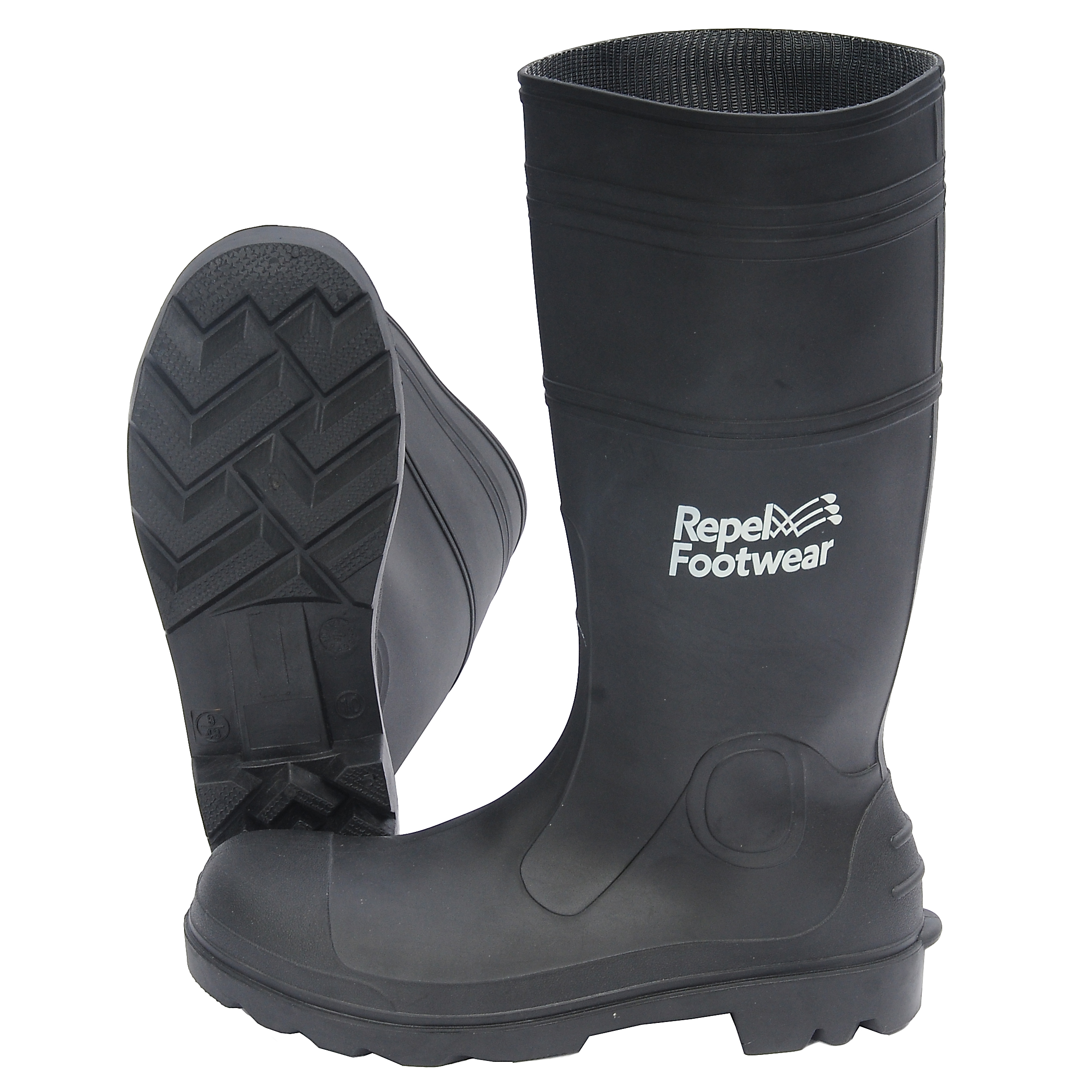 Repel Footwear&trade; Economy 15&quot; PVC Boot with Plain Toe