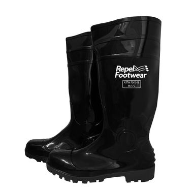 Repel Footwear™ Protective PVC Boots, Steel Toe, 15