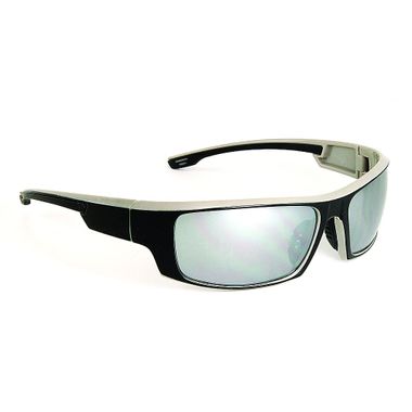 Wildcard Safety Glasses with Gray Mirror Lens
