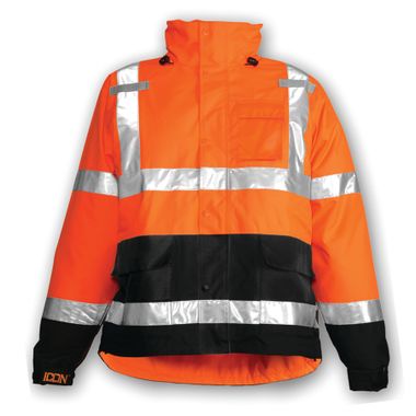 Tingley Icon™ Class 3 Jacket w/ D-Ring Access, Orange w/ Black Trim