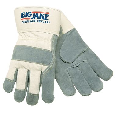 Big Jake® Leather Gloves, Safety Cuff, Liner Made With DuPont™ Kevlar® Fibers