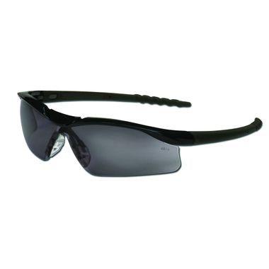 MCR DL112AF Dallas® Safety Glasses, Black Frame, Gray Anti-fog Lens