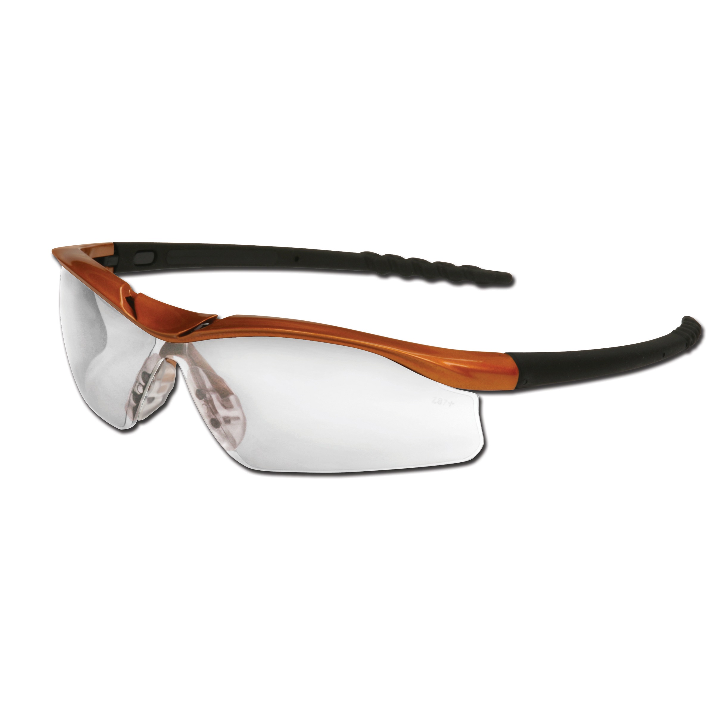 Dallas&reg; Safety Glasses Nuclear Orange Frame, Clear Anti-Fog Lens