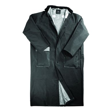 Renegade Black 0.35 mm Two-Piece Rain Coat, 49-inch Length
