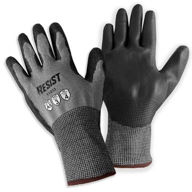 Galeton® RESIST™ ANSI A5 Cut Resistant 18 Gauge Knit Gloves with Polyurethane Palm Coating