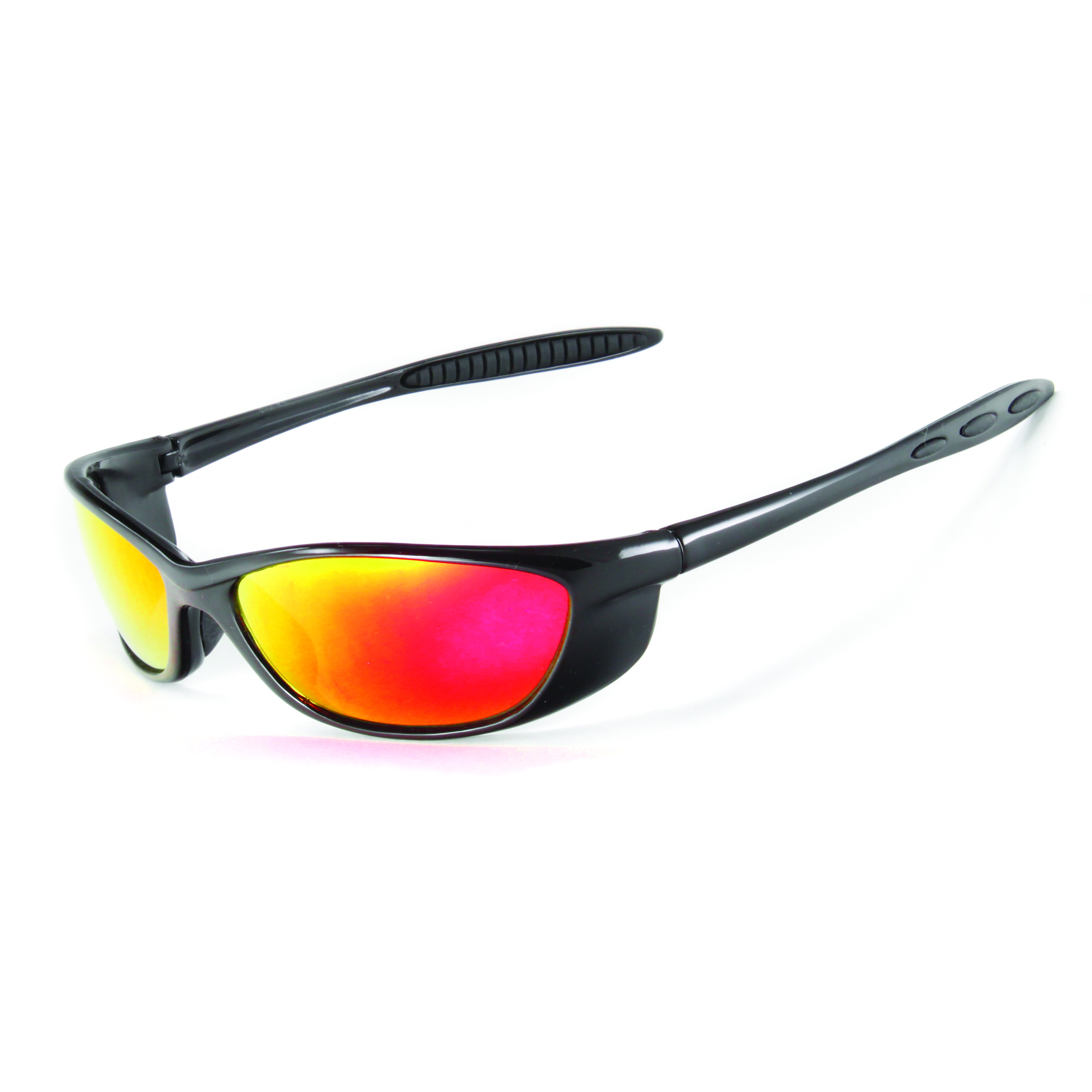 Spyder Sport Safety Glasses w/ Black Frame and Red Mirror  Lens