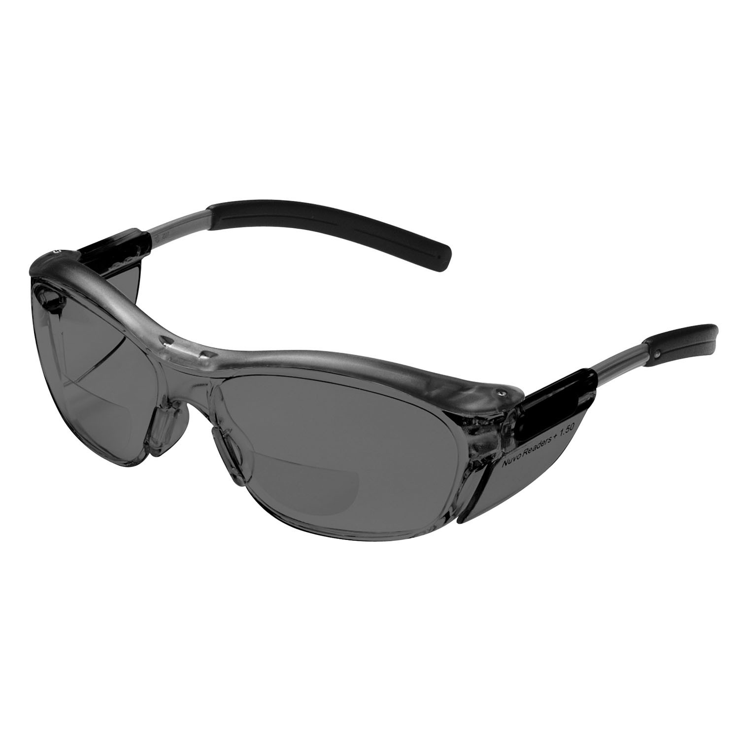 Nuvo Bifocal Safety Glasses Gray Lens