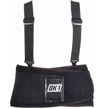 OK-Univ-Black Back Support Belt