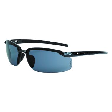 Crossfire® ES5™ Safety Glasses, Shiny Pearl Gray Frame, Smoke Lens