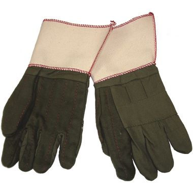 Flame Retardant 3-Ply Hot Mill Gloves, Gauntlet Cuff