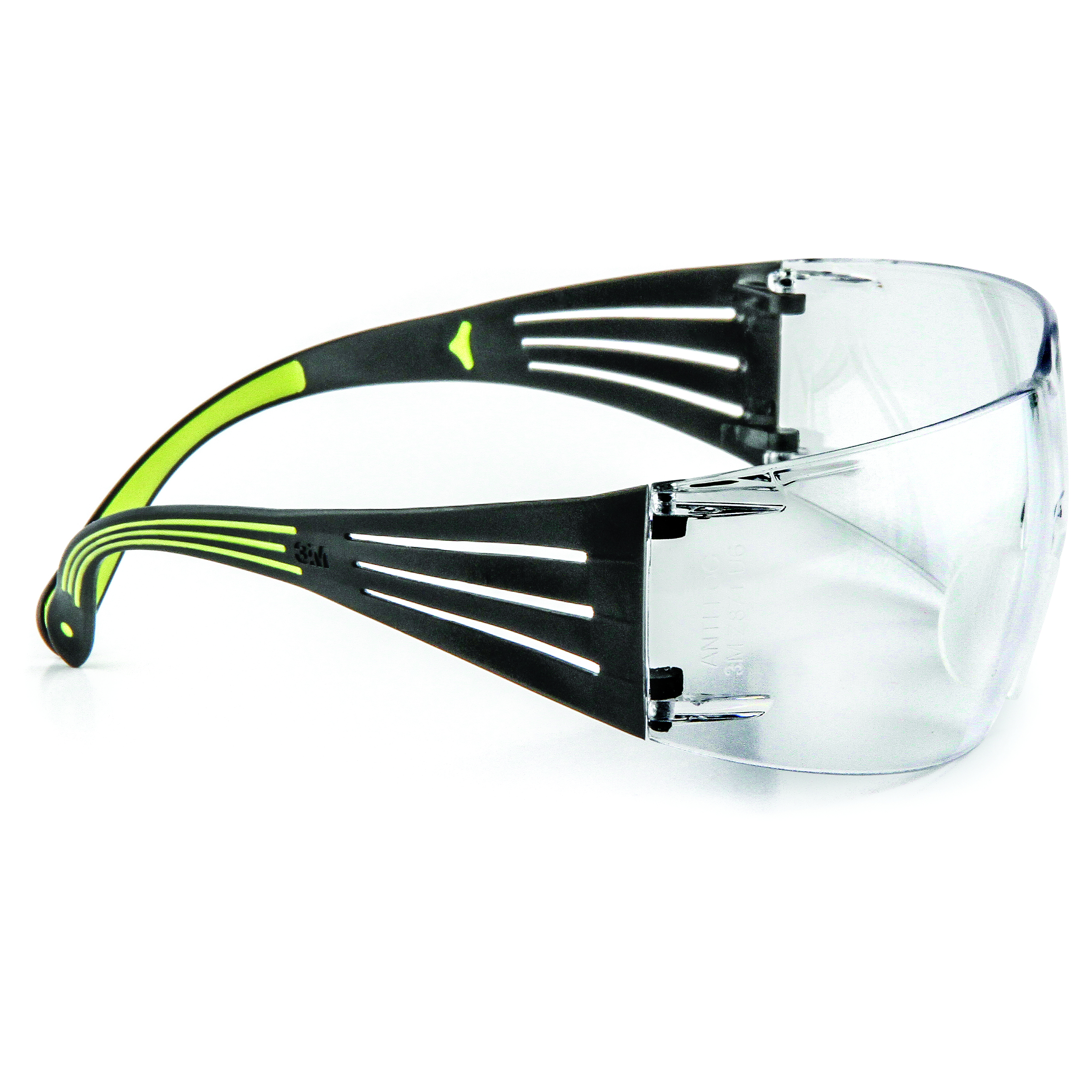 3M™ SF401AF SecureFit™ Safety Glasses, Clear Anti-Fog, Black Temples