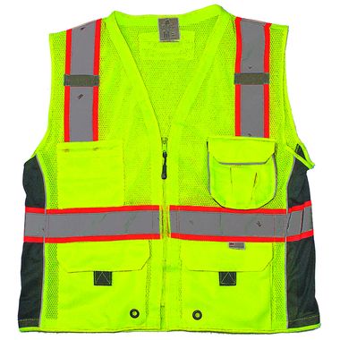 Surveyors Class 2 Safety Vest with iPad Pocket