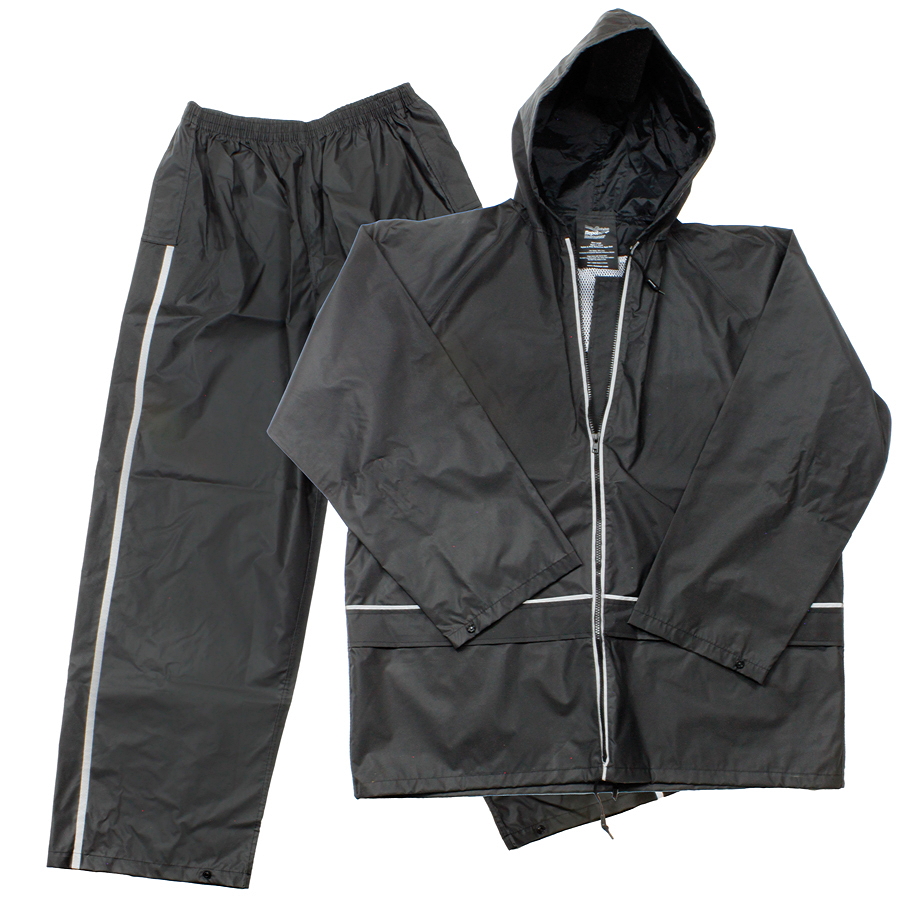 Repel Rainwear&trade; Reflective 0.20mm Nylon & PVC Rain Suit