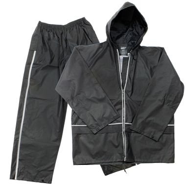 Repel Rainwear™ Reflective 0.20mm Nylon & PVC Rain Suit
