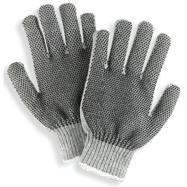 Heavyweight Dotted String Knit Gloves, XL