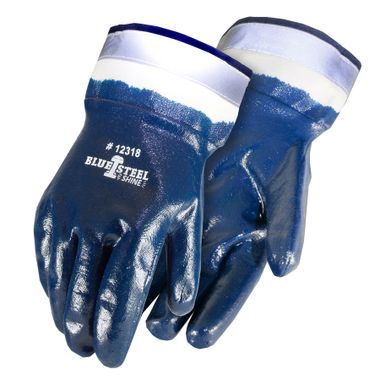 Blue Steel Shine™ Nitrile Coated Reflective Gloves