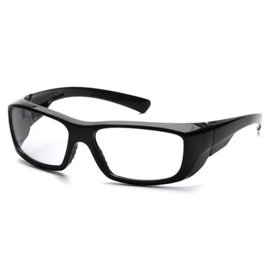 Pyramex Emerge™, Complete Reader Lens Safety Glasses, Black Frame, Clear Lens