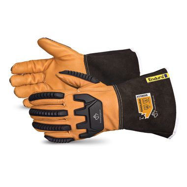 Superior Glove 375KGVB Endura® Anti-Impact A4 Cut Resistant Goatskin Driver Gloves with Oilbloc™