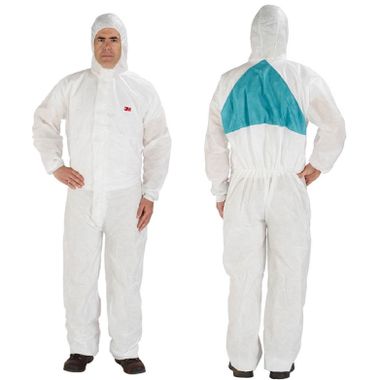 3M™ 4520 Anti-Static Disposable Coveralls, Elastic Waist, Ankles and Knit Wrist Cuffs