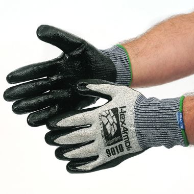 HexArmor® 9000 Series™ 9010 Nitrile Palm Coated Cut- & Puncture-Resistant Gloves