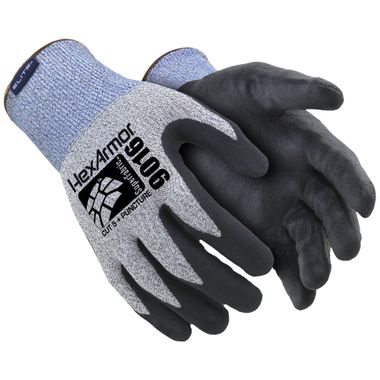 HexArmor®  9000 Series™ 9016 Foam Nitrile Palm Coated Cut- & Puncture-Resistant Gloves
