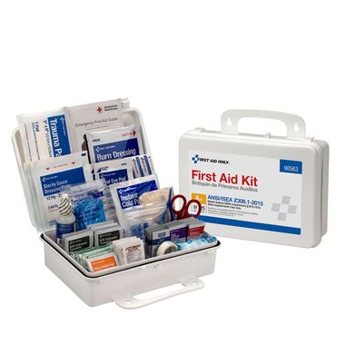 First Aid Only® 90588, 25 Person Bulk Plastic First Aid Kit, ANSI Compliant, 89 Pieces