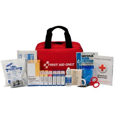 First Aid Only® 90594, 25 Person Bulk Fabric First Aid Kit, ANSI Compliant, 102 Pieces