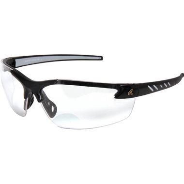 Edge® DZ111 Zorge G2 Safety Glasses, Reader Magnification Clear Lens