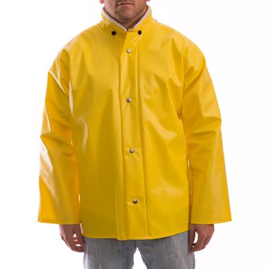 Tingley J31207 Webdri® 26 Mil PVC/Polyester  Rain Jacket, Detachable Hood