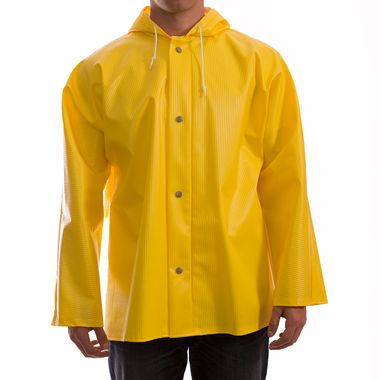 Tingley J31107 Webdri® 26 Mil PVC/Polyester  Rain Jacket, Attached Hood