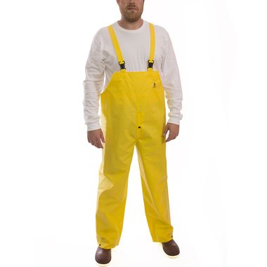 Tingley O56107 Durascrim® 10.5 Mil PVC/Polyester Rain Overalls, Snap Fly Front