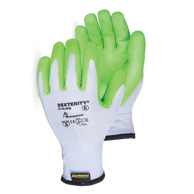 Dexterity® S10LXPB Knit Glove, Latex Palm Coated with Punkban™ Puncture Resist