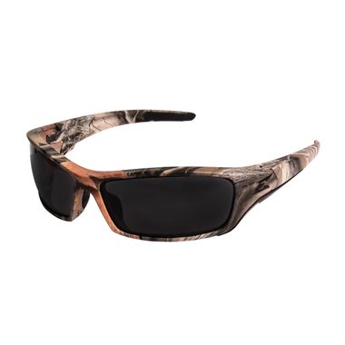 Edge® SR116CF Reclus Forest Camouflage Safety Glasses, Smoke Lens