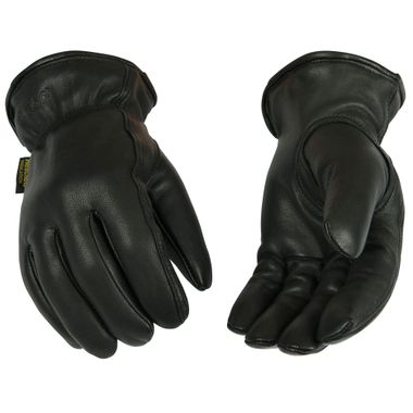 Kinco® 93HK Insulated Black Goatskin Driver Gloves