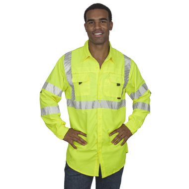 Tingley® S76522 Job Sight™ Class 3 Sportsman Shirt, Long Sleeve