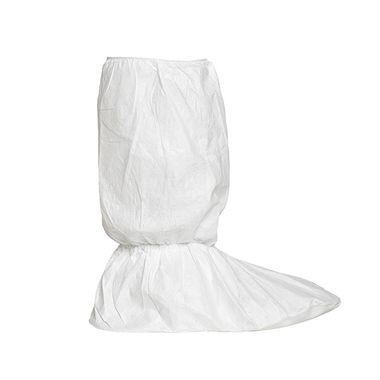 DuPont™ Tyvek® 400 Boot Cover TY454S WH option SR, Tyvek® FC Skid-Resistant Sole, 18" High