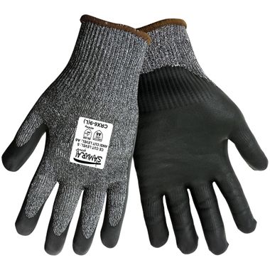 Global Glove CRX6 Samurai Glove® A6 Cut Resistant Foam Nitrile Coated Palm Gloves